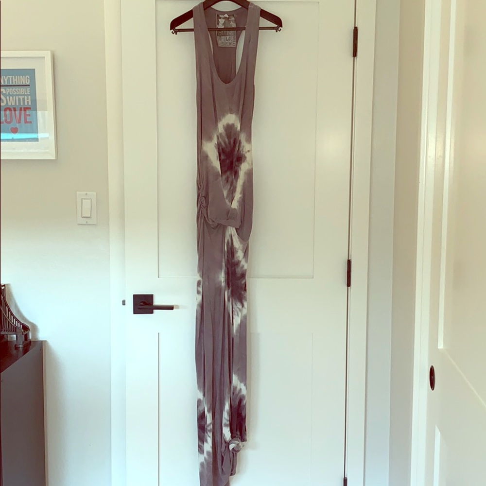 Young fabulous and broke tie dye maxi dress